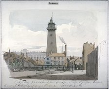 Watt's Shot Tower, Lambeth, London, 1813. Artist: Anon