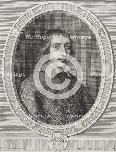 Philibert-Emmanuel de Beaumanoire de Lavardin, 1651. Creator: Robert Nanteuil.