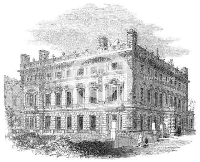 Bridgewater House - architect, Charles Barry, Esq., R.A., 1850. Creator: Unknown.