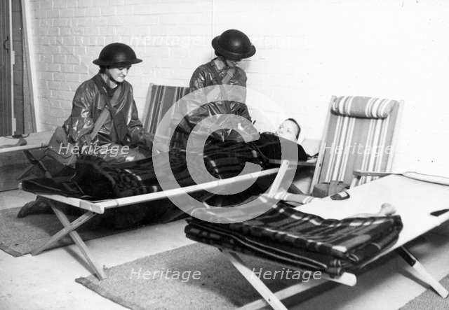 Casualty area at Duncan’s confectionery factory, Edinburgh, Scotland,1941. Artist: Unknown