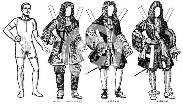 'The Gallery of English Costume: Some of the Dresses Worn in William III's Time', c1934. Artist: Unknown.