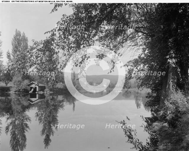 On the Housatonic at Weston Mills, Dalton, Mass., between 1900 and 1920. Creator: Unknown.