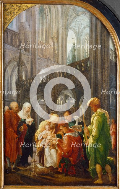 The circumcision of Christ, 1521. Artist: Huber, Wolf (1480/5-1553)