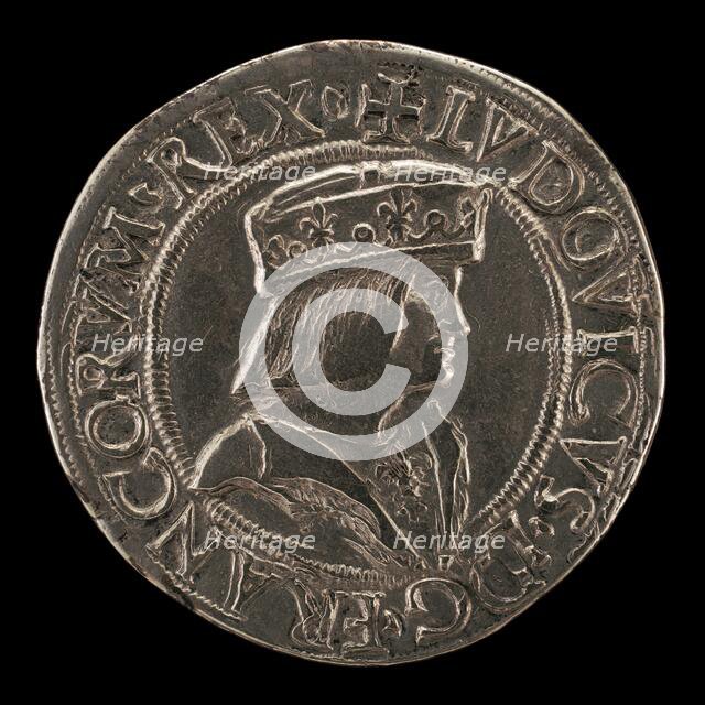 Louis XII, 1462-1515, King of France 1498, as Duke of Milan 1500-1513 [obverse], 16th century. Creator: Unknown.