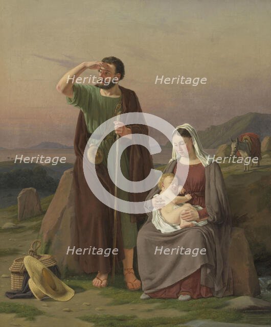 The Flight into Egypt, 1833. Creator: Martinus Rorbye.