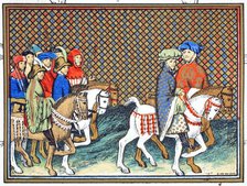 The Dukes of Exeter and Surrey sent by Richard II from Conway castle to Chester ...19th Century.