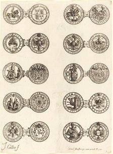 Coins [plate 5]. Creator: Jacques Callot.