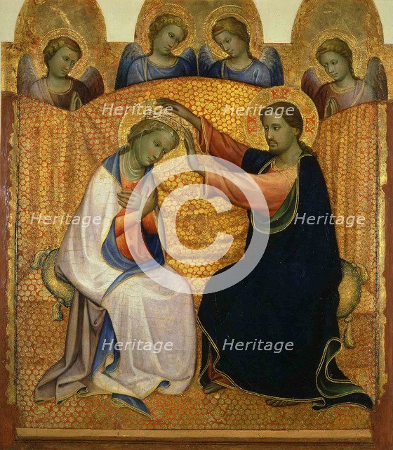 The Coronation of the Virgin, ca 1404. Artist: Starnina, Gherardo (c. 1364-1413)