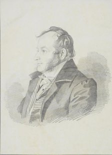 Portrait of E.E. Jungcurt, 1830s. Creator: Hampeln, Carl, von (1794-after 1880).