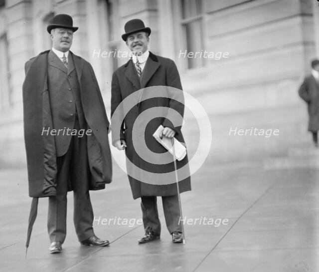 Alfred Gaither Allen, Rep. from Ohio, with Rep. Nick Longworth, 1912. Creator: Harris & Ewing.