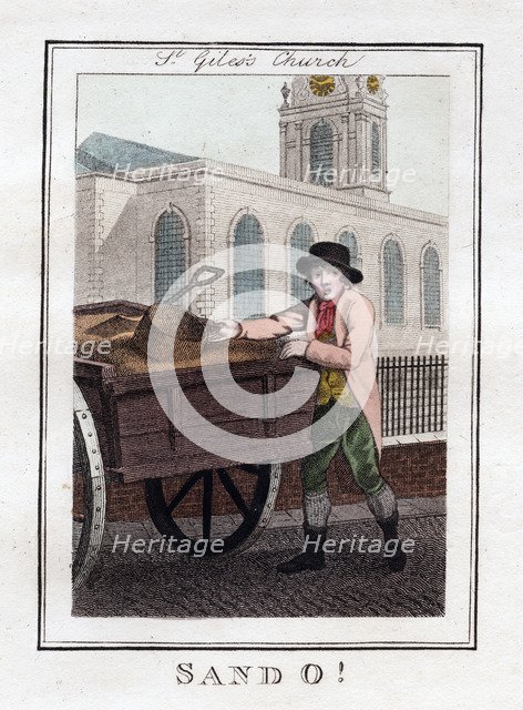 'Sand O', St Giles's Church, London, 1805. Artist: Unknown