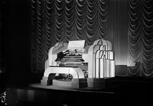 Compton organ at the Odeon, Haverstock Hill, Camden, London, 1934. Artist: J Maltby