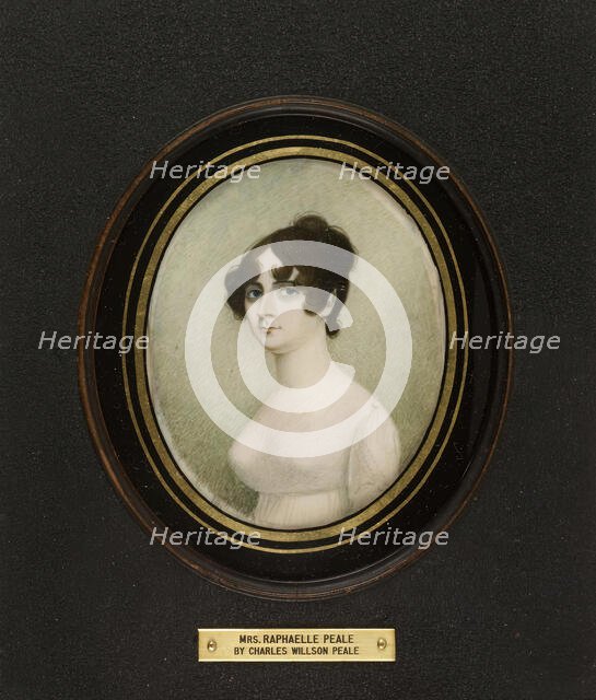 Portrait of Mrs. Raphaelle Peale (Margaret McGlathery Peale) (?), 1st quarter 20th Century. Creator: Unknown.