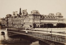 Hotel de Ville, Paris, between 1849 and 1864. Creator: Edouard Baldus.