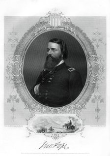 John Pope, Union general in the American Civil War, 1862-1867. Artist: Unknown