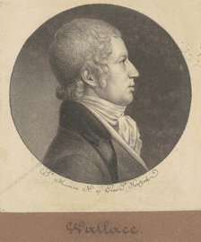 Wallace, 1796-1797. Creator: Charles Balthazar Julien Févret de Saint-Mémin.