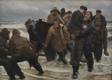 A Crew Rescued, 1894. Creator: Michael Peter Ancher.