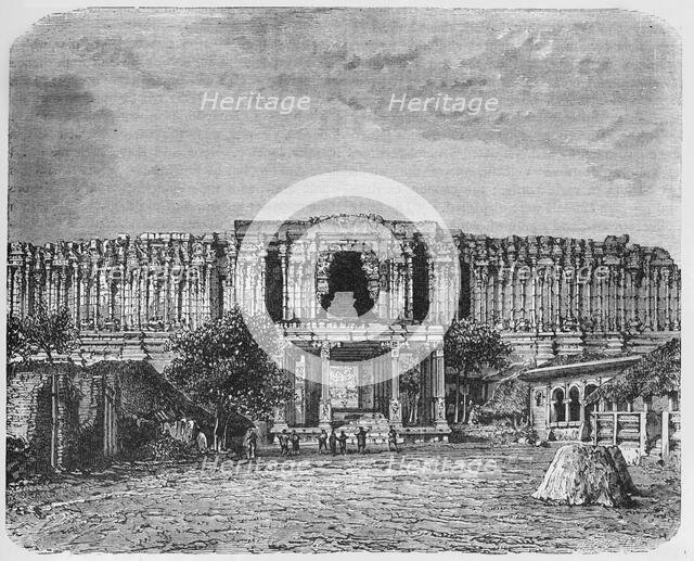 'Entrance to the Temple of Seringham', c1891. Creator: James Grant.