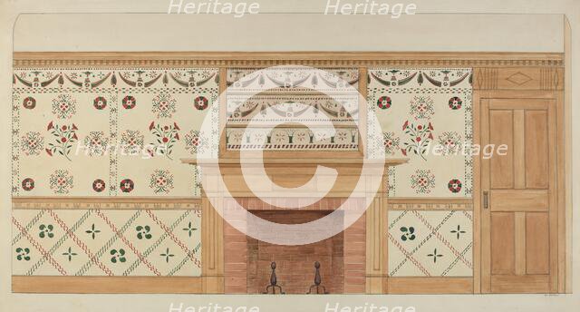 Stencilled Ballroom, c. 1936. Creator: Ray Holden.