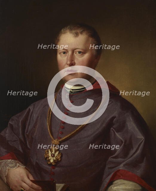 Portrait of Rev. Jan Szafranski, 1838. Creator: Martin Jablonski.