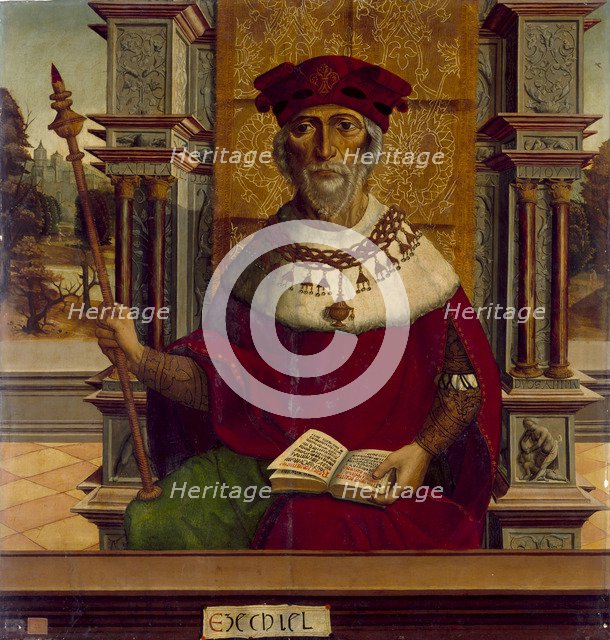 The Prophet Ezekiel, c. 1525. Artist: Maestro de Becerril (active Early 16th-century)