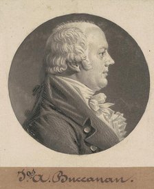James A. Buchanan, 1804. Creator: Charles Balthazar Julien Févret de Saint-Mémin.