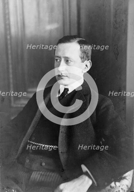 Portrait of Guglielmo Marconi (1874-1937), c. 1903. Creator: Anonymous.