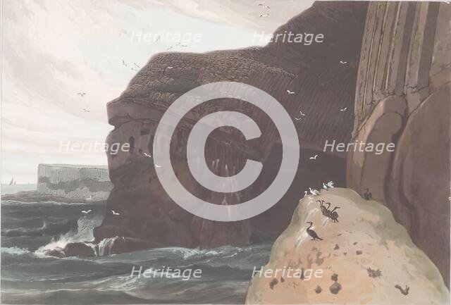 The Cormorant's Cave, Staffa. Creator: William Daniell.