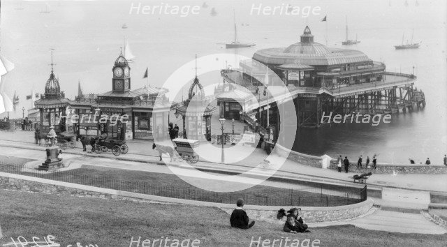 Plymouth pier, Plymouth, Devon, July 1893. Artist: Unknown