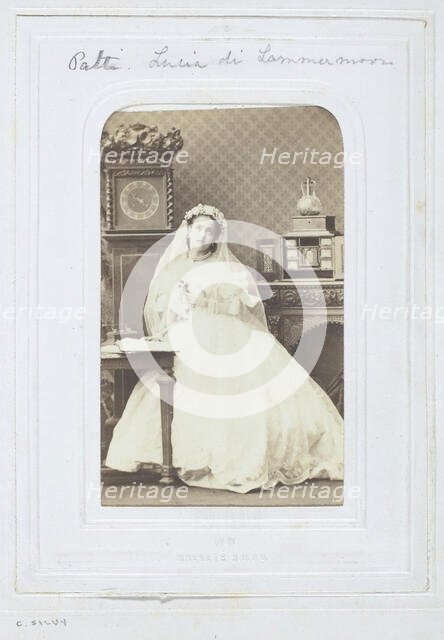 Adelina Patti, 1860-69. Creator: Camille Silvy.