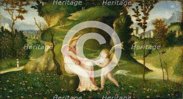 Venus and Cupid in a Landscape, c. 1505/1515. Creator: Anon.