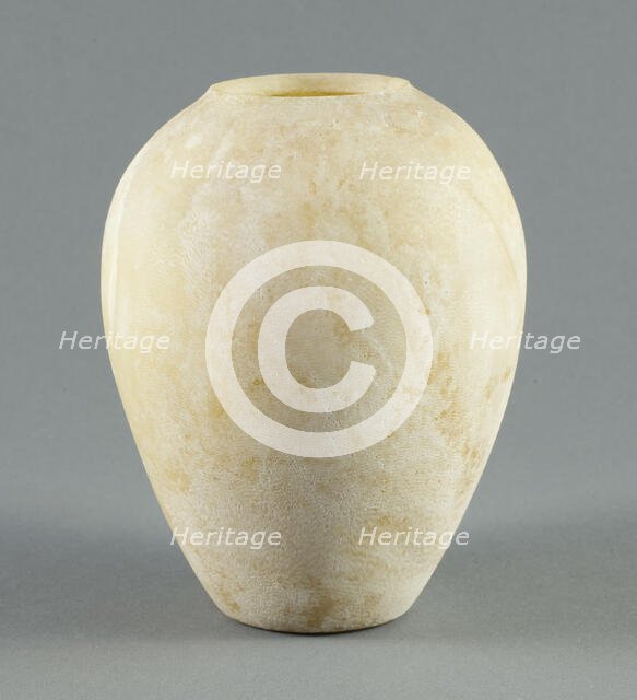 Vessel, Egypt, Early Dynastic Period-Old Kingdom, Dynasty 1-6 (about 3000-2181 BCE). Creator: Unknown.