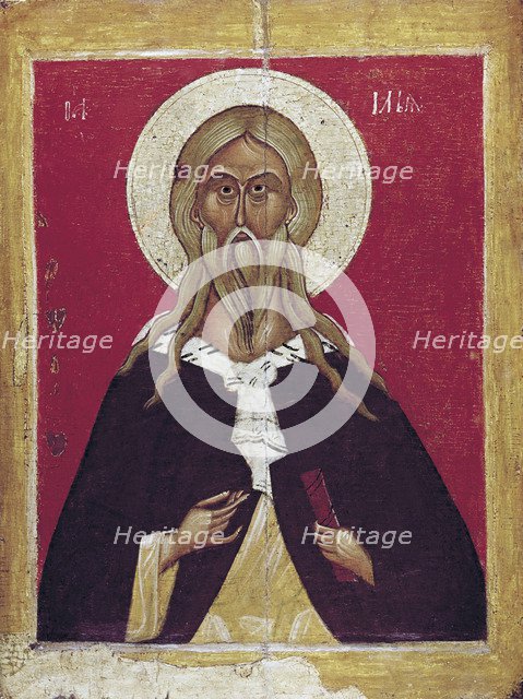 The Prophet Elijah, end 14th - early 15th century. Creator: Russian icon.