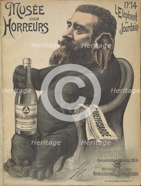 Musée des Horreurs (Gallery of Horrors): Jean Léon Jaurès, 1899. Creator: Lenepveu, Victor (active End of 19th century).