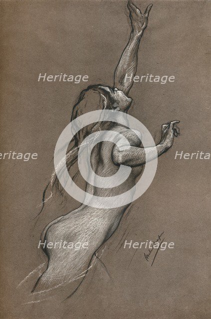 'Flying Fish Study', c1910. Artist: Herbert James Draper.