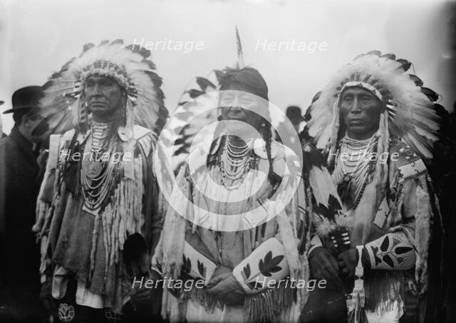 Indians at dedication, 1913. Creator: Bain News Service.