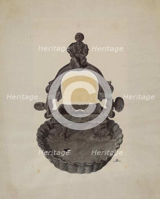 Foot Scraper, 1939. Creator: Ralph Atkinson.