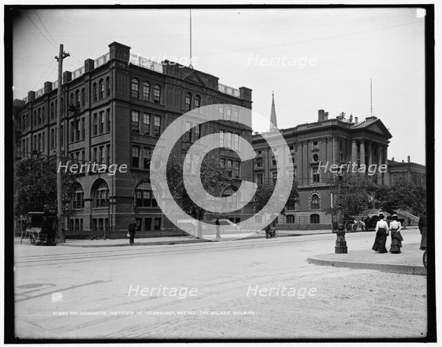Massachusetts Institute of Technology, Boston, the Walker Building, between 1890 and 1901. Creator: Unknown.
