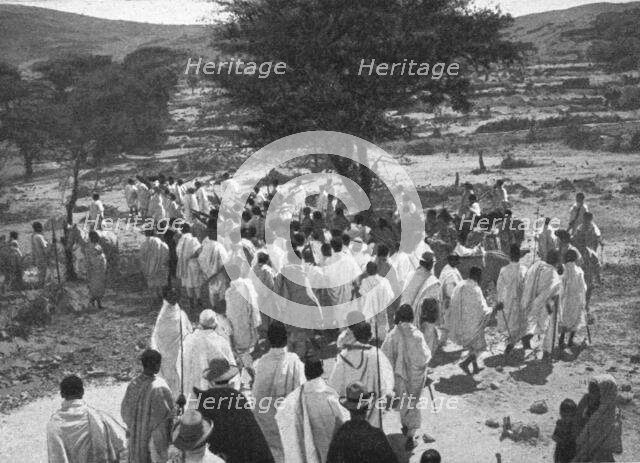 ''Une fete religieuse en Abyssinie; Le Nord-Est Africain', 1914. Creator: Unknown.
