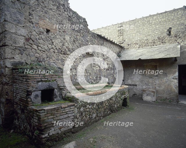 Villa of the Mysteries, Pompeii, Italy, 2002.  Creator: LTL.