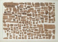 Papyri Fragments, Coptic, 7th century. Creator: Unknown.