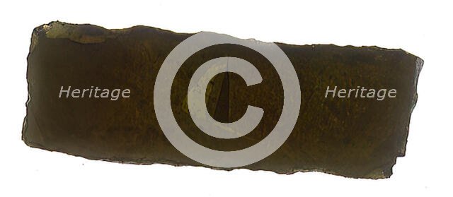 Glass Fragment, European, 13th-14th century. Creator: Unknown.