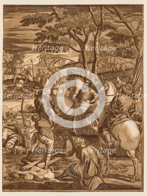 Crucifixion, 1741. Creator: John Baptist Jackson (British, 1701-c. 1780).