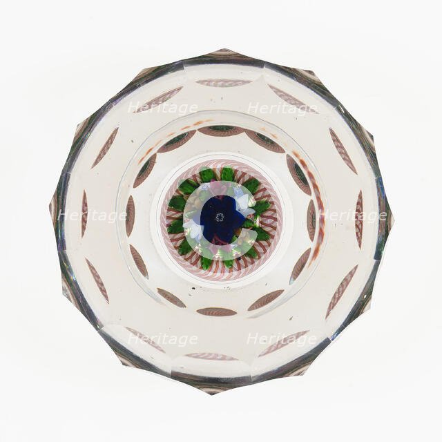 Paperweight, France, c. 1848-55. Creator: Saint-Louis Glassworks.