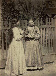 Don cossacks traditional feast costume, 1876.