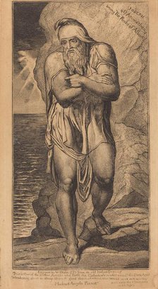 Joseph of Arimathea Among the Rocks of Albion, c. 1803/1810. Creator: William Blake.