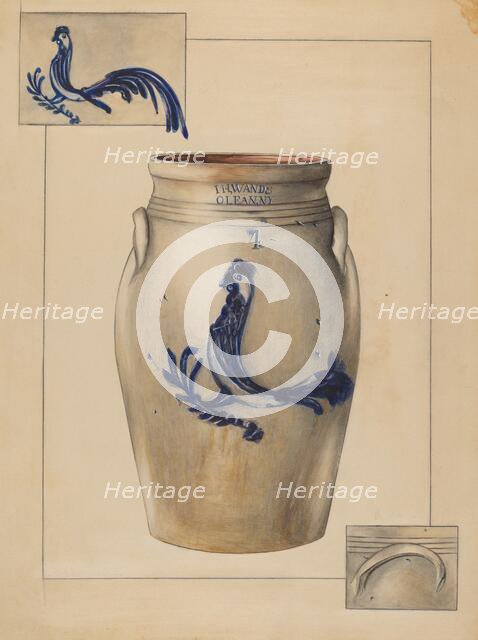 Crock, c. 1936. Creator: Anna Aloisi.