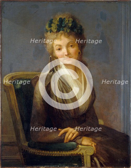 Portrait présumé de Lucile Desmoulins (1771-1794), c1790. Creator: Louis Leopold Boilly.