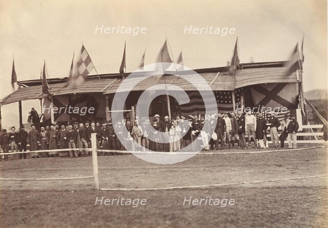 The Grand Stand, Foochow (Fuzhou), ca. 1869. Creator: Afong Lai.