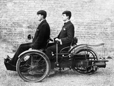 Charles Rolls and Louis Paul in a Bollee, c1897-c1904. Artist: Unknown